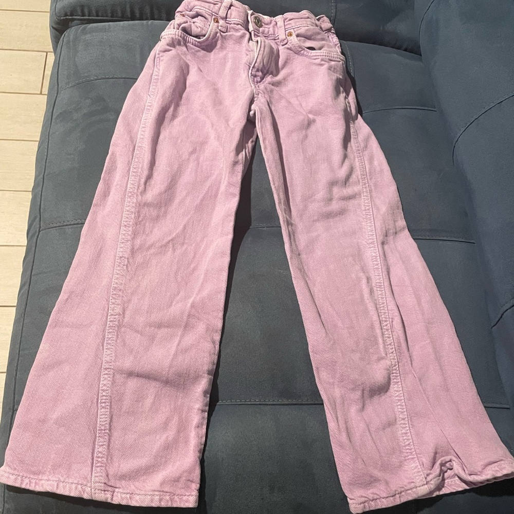 Zara wide leg solid jeans